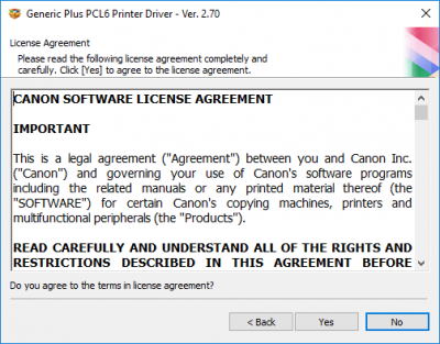 Установка драйвера для Canon PIXMA iP1500 - Шаг 2